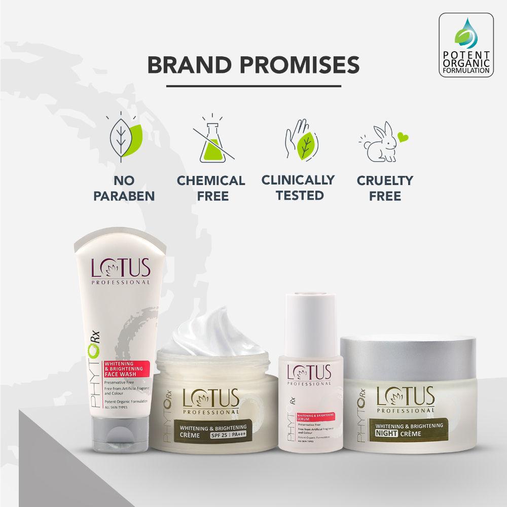 Lotus Professional PhytoRx Whitening & Brightening Face Cream, For Radiant Skin, Remove Pigmentation
