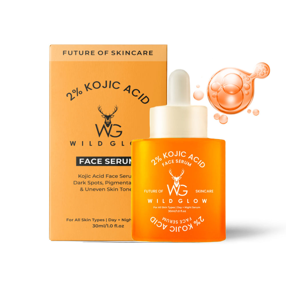 2% Kojic Acid Face Serum for Dark Spots, Skin Brightening & Radiant Glow