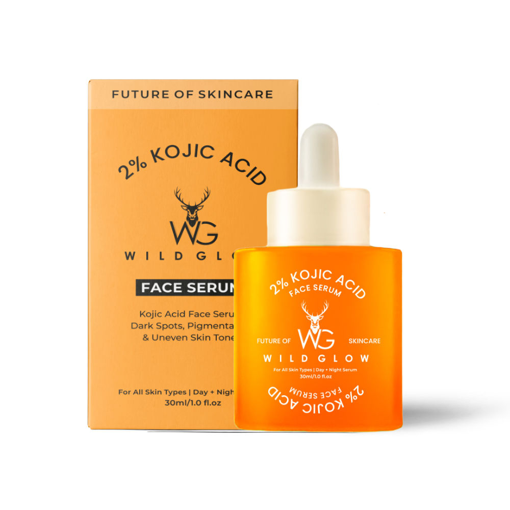 2% Kojic Acid Face Serum for Dark Spots, Skin Brightening & Radiant Glow