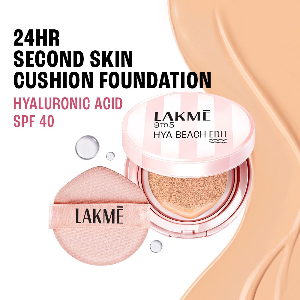 9to5 Hya Beach Edit Cushion Foundation, SPF 40, Hydrating Matte, C 100