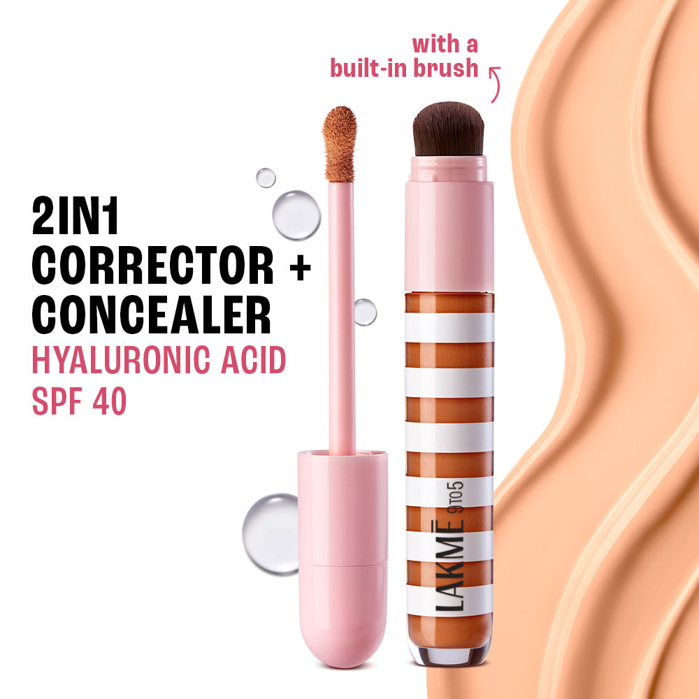 9to5 Hya Beach Edit Color Correcting Concealer, SPF 40, Buildable Matte