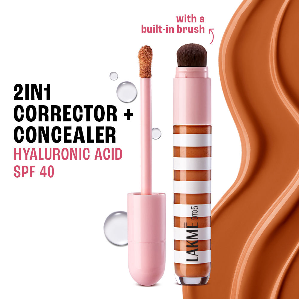 9to5 Hya Beach Edit Color Correcting Concealer, SPF 40, Buildable Matte - Rich 6