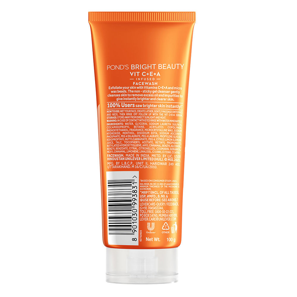Bright Beauty Vitamin C+E+A Gel Face Wash