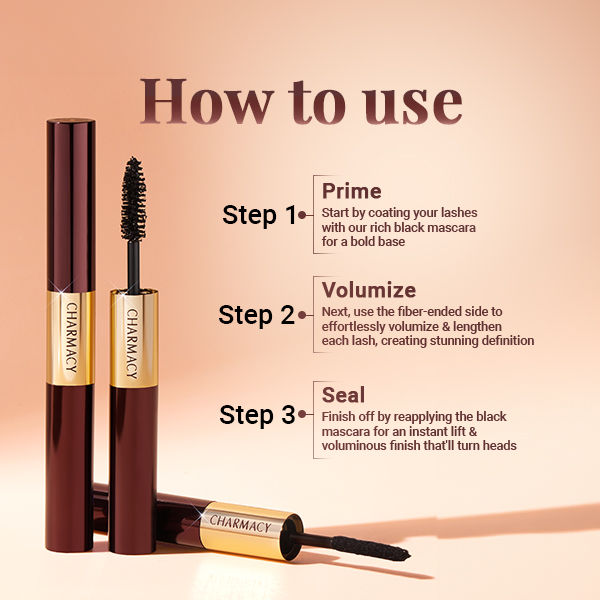 Power Lash Mascara - Dual-Sided, Tubing Formula, 5X Length & Volume