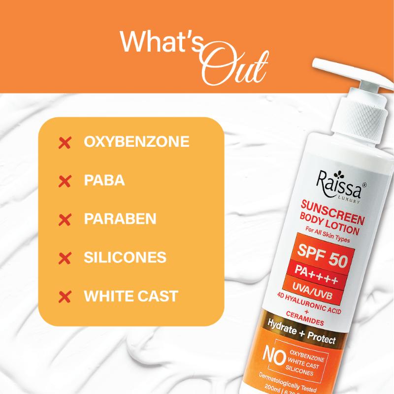 SPF 50 Sunscreen Body Lotion