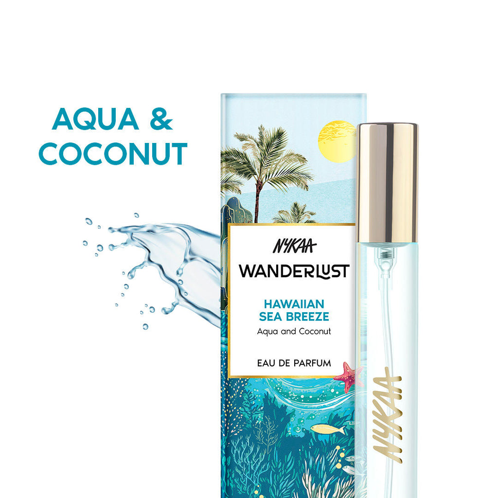 Nykaa Wanderlust Forbidden Garden EDP For Women Travel Perfume Jasmine & Magnolia Long Lasting - Hawaiian Sea Breeze