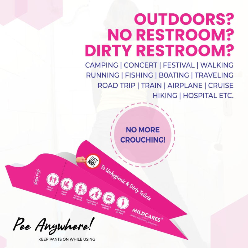 Disposable Stand & Pee Female Urination Device