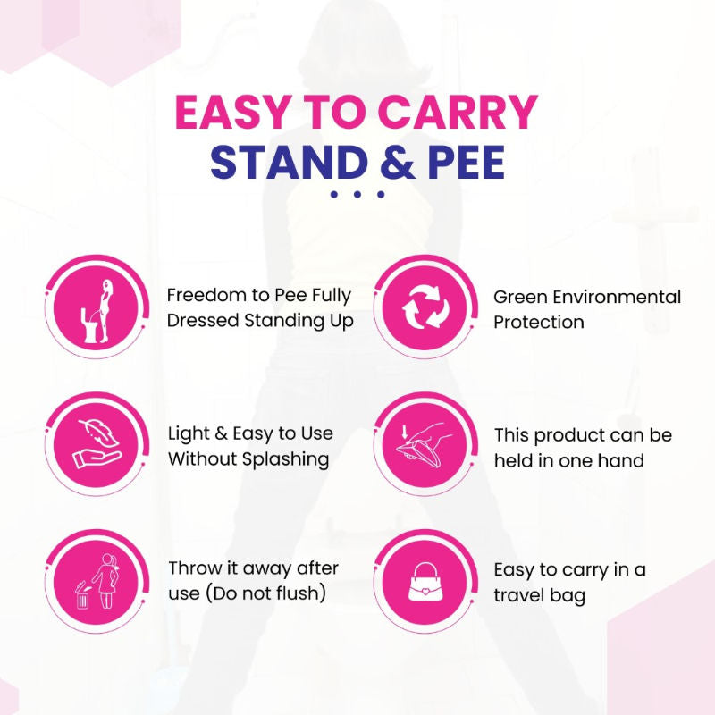 Disposable Stand & Pee Female Urination Device