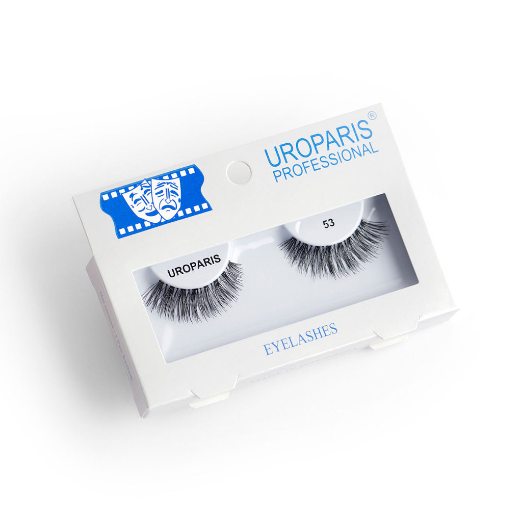 Human Hair Eyelashes - 53 / BLACK