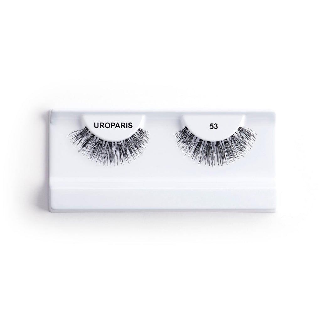Human Hair Eyelashes - 53 / BLACK
