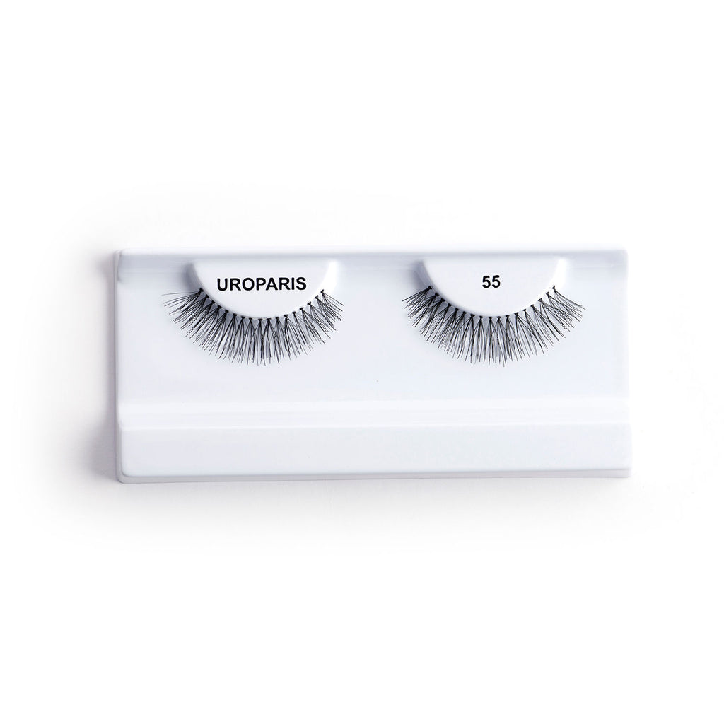 Human Hair Eyelashes - 55 / BLACK