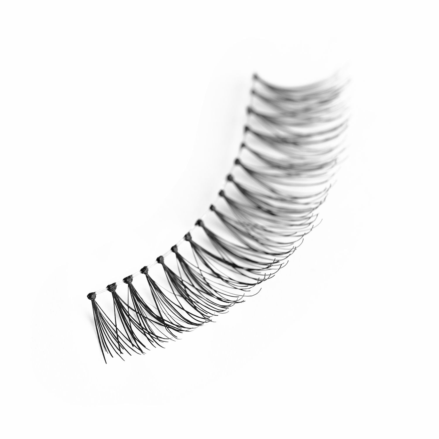 Human Hair Eyelashes - 55 / BLACK