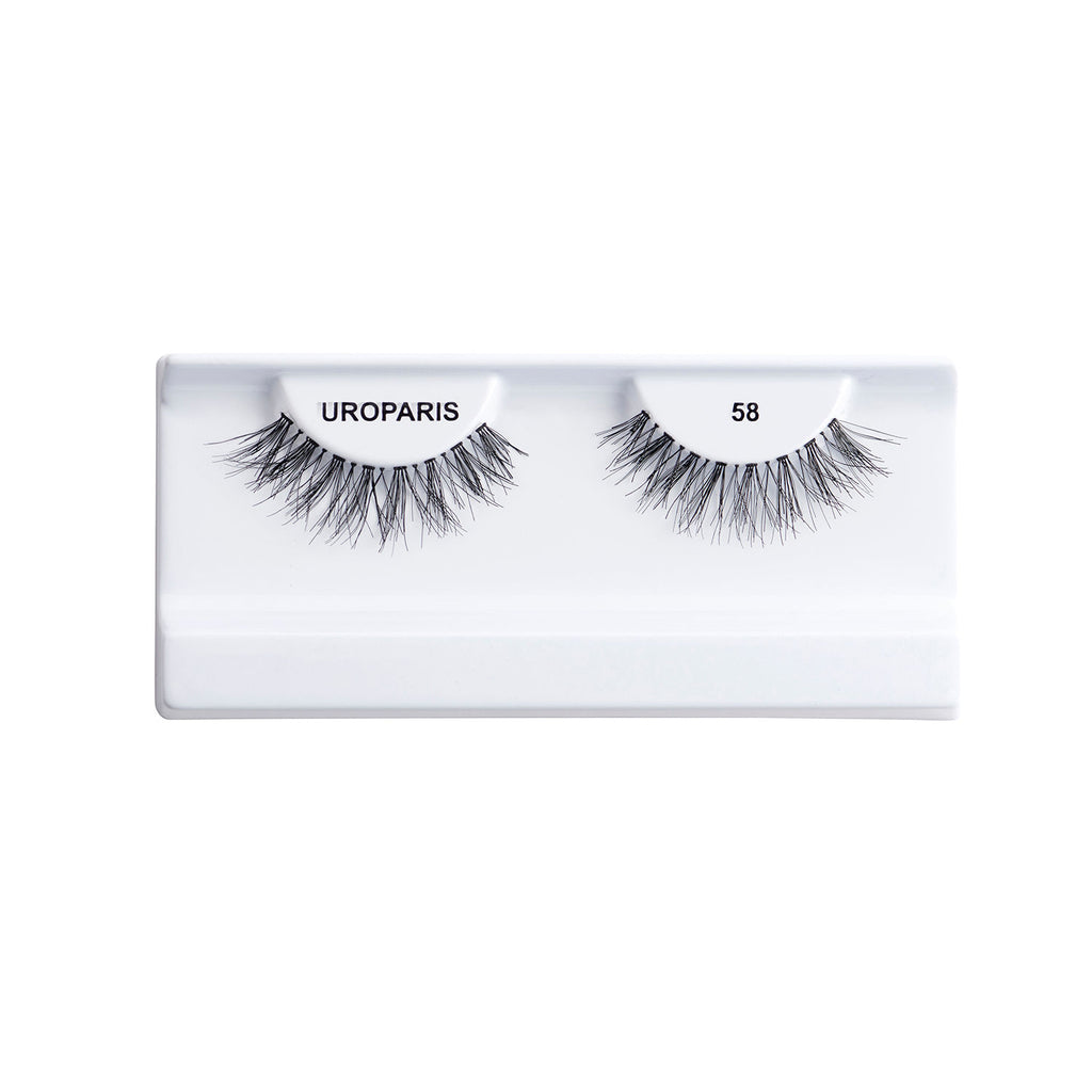 Human Hair Eyelashes - 58 / BLACK