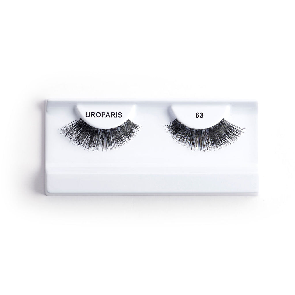 Human Hair Eyelashes - 63 / BLACK