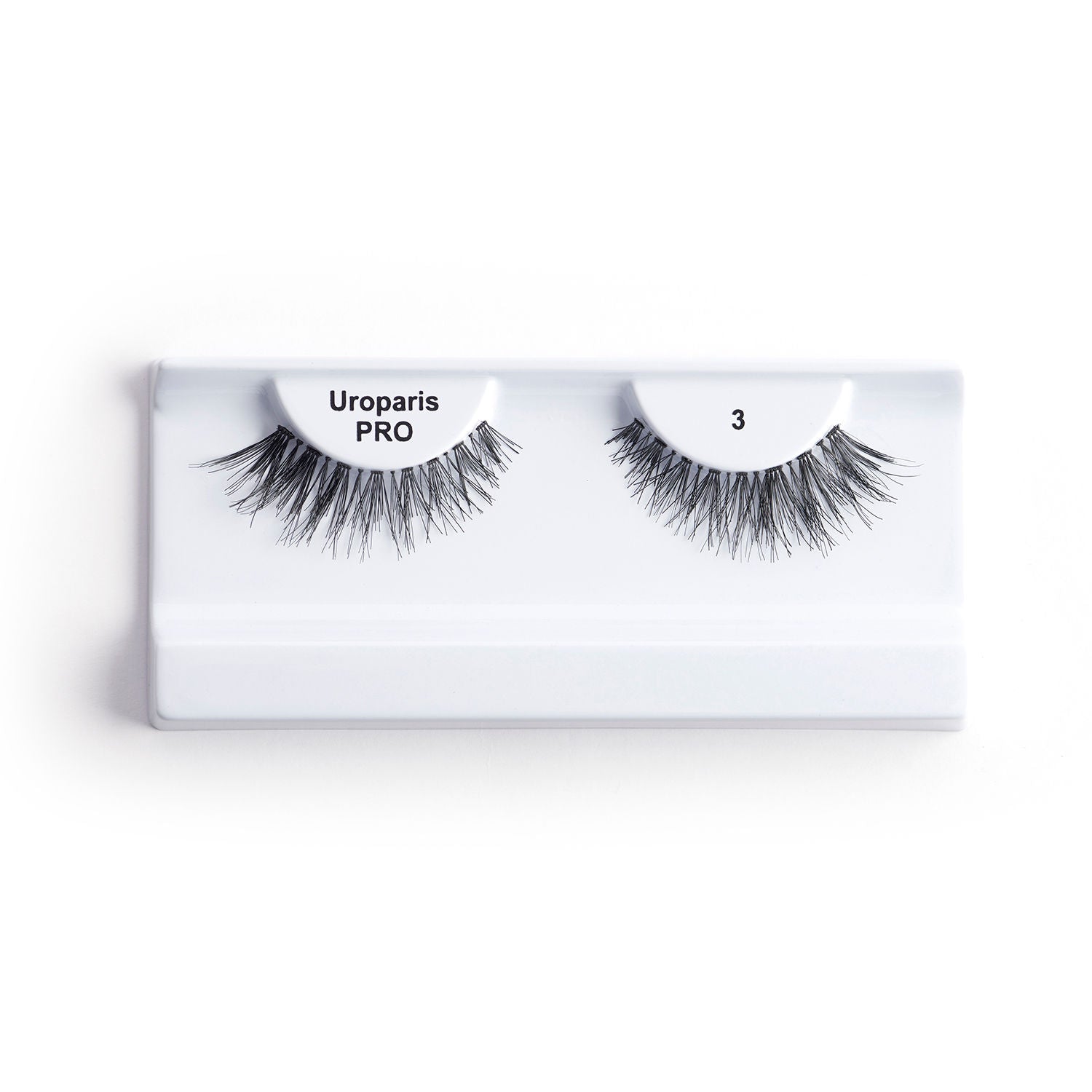 Human Hair Eyelashes - PRO 3 / BLACK DOUBLE VOLUME HAIR