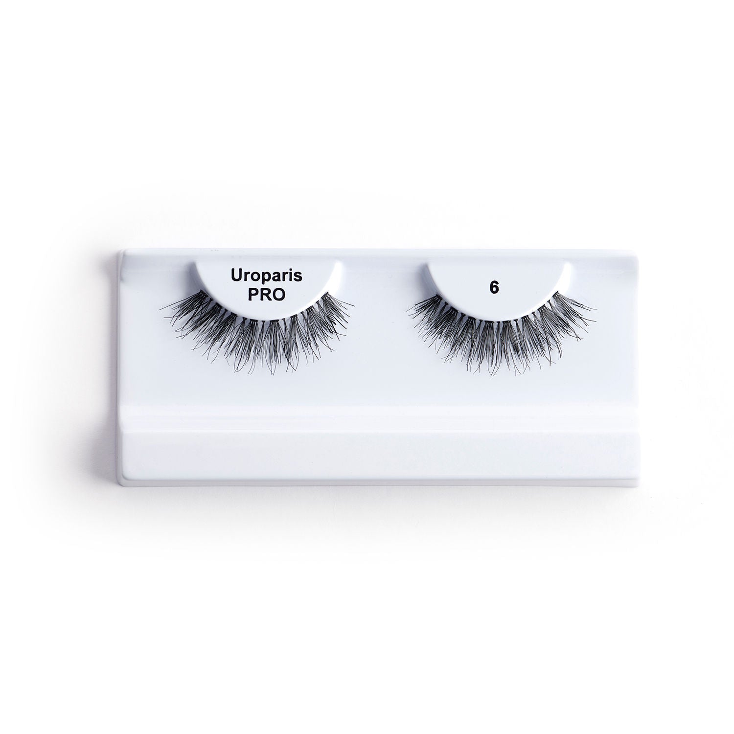 Human Hair Eyelashes - PRO 6 / BLACK DOUBLE VOLUME HAIR
