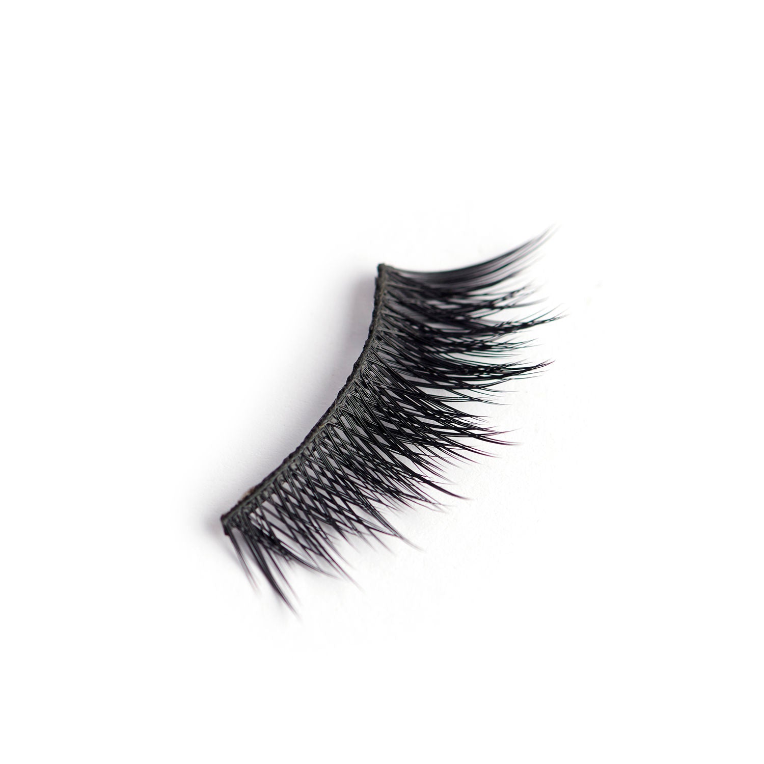 Human Hair Eyelashes - PRO 80 / BLACK FINE SYNTHETIC FIBER