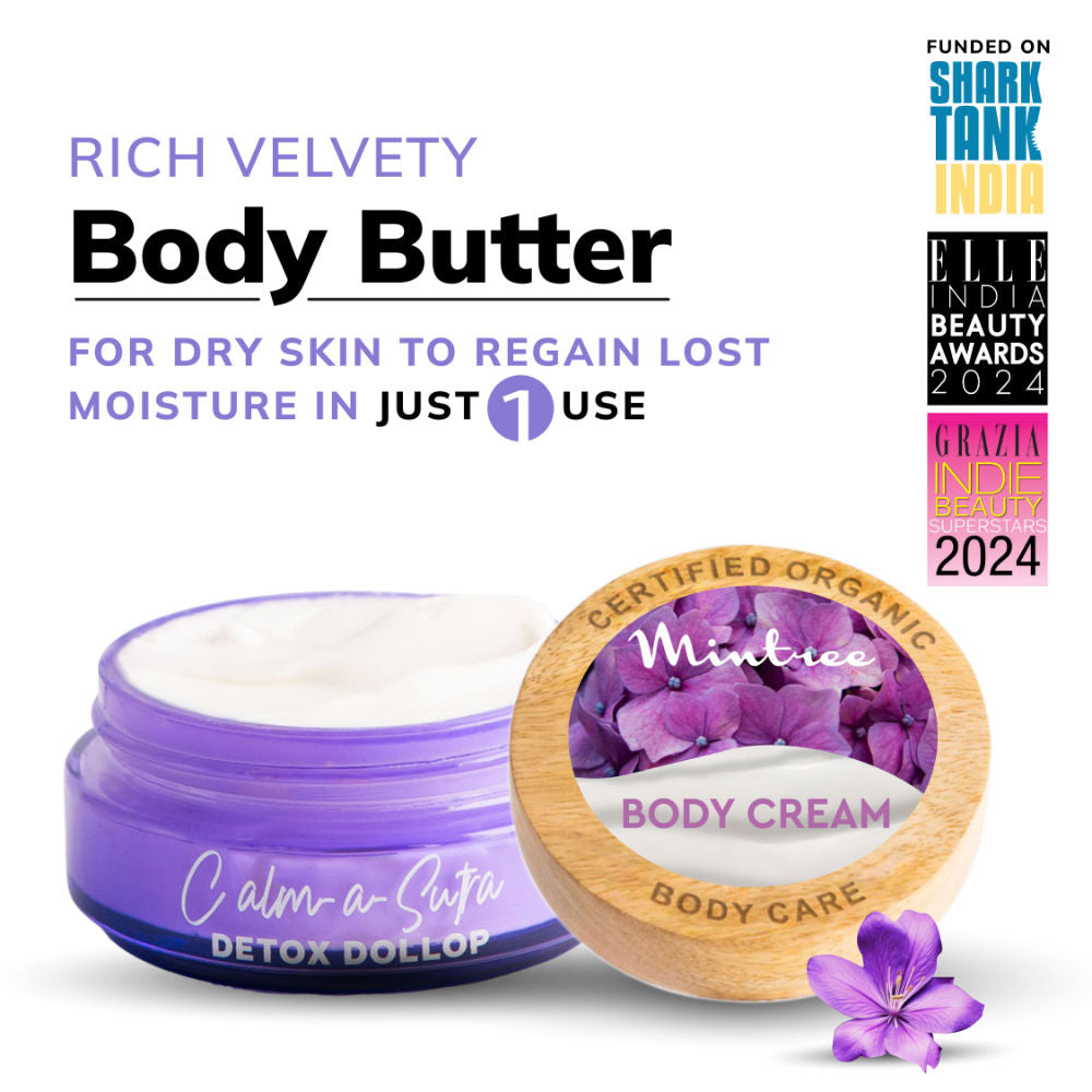 Organic Moisturizing Calming BodyButter For Dry Skin with Ceramides|BodyButter for Men&Women