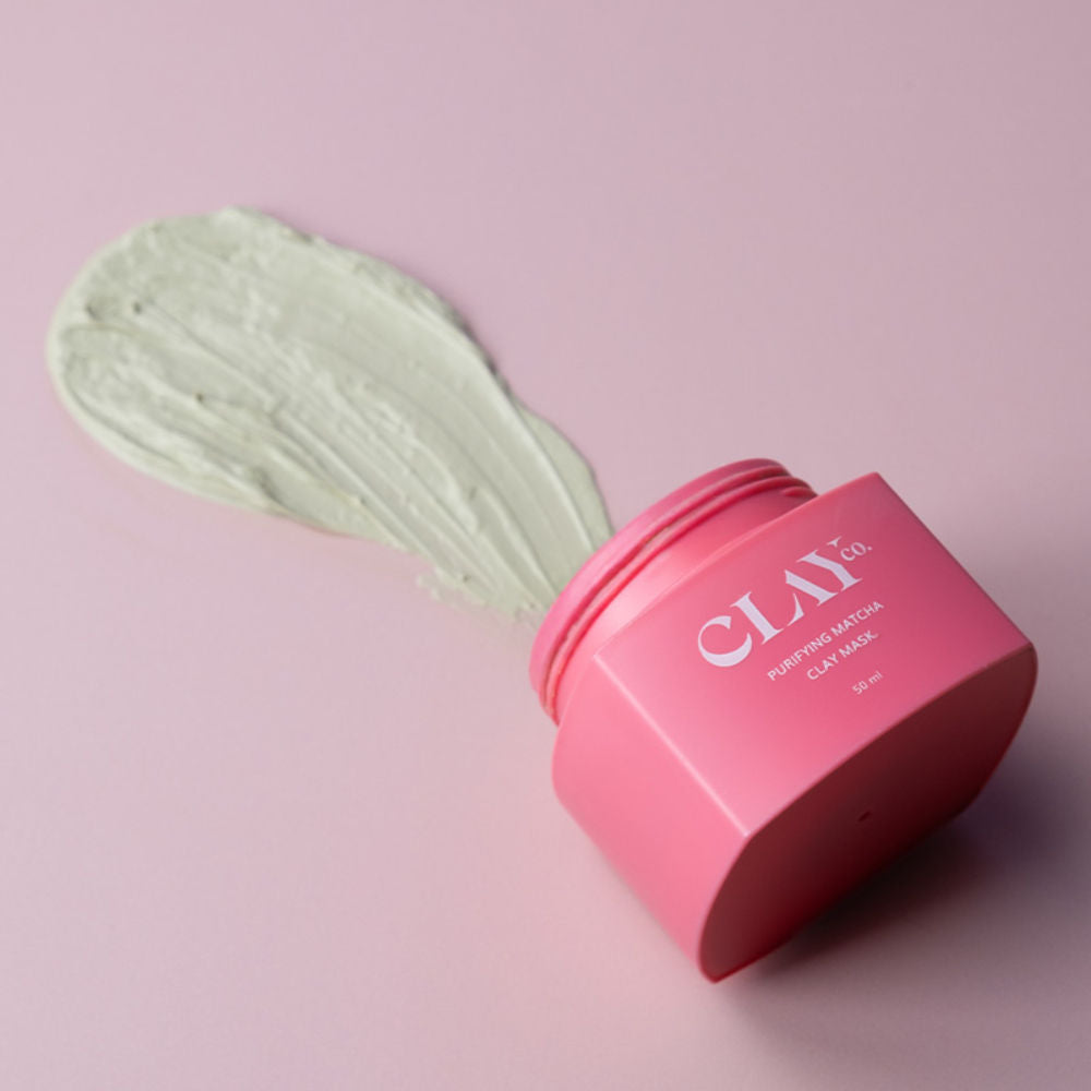 Purifying Matcha Clay Mask - Reduce Acne, Hydrate & Unclog Pores