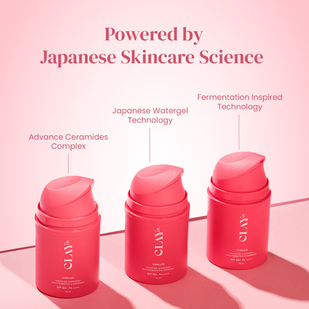 Sunglaze Sunscreen SPF 50+ PA ++++ With Probiotic & Ceramides