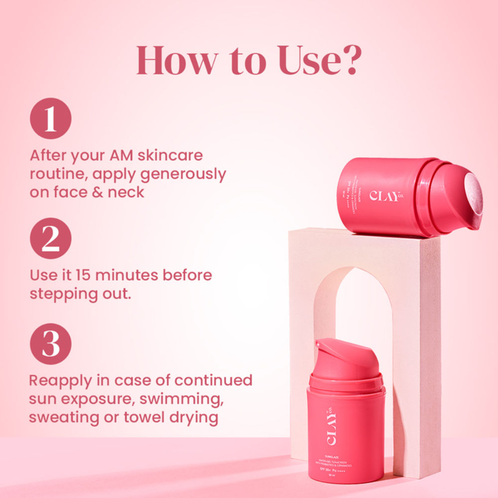 Sunglaze Sunscreen SPF 50+ PA ++++ With Probiotic & Ceramides