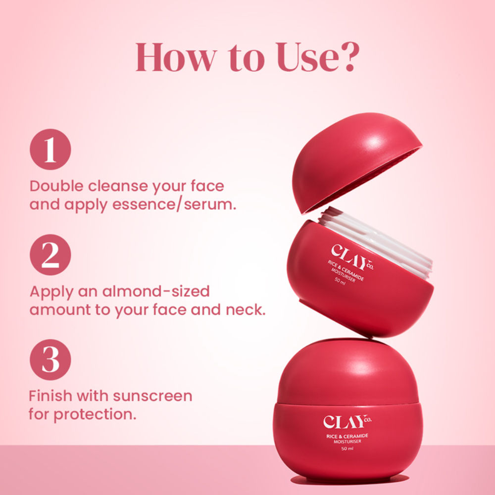 Rice & Ceramide Moisturiser With Exosomes, Vitamin B12 & CICA For Barrier Repair & Glow