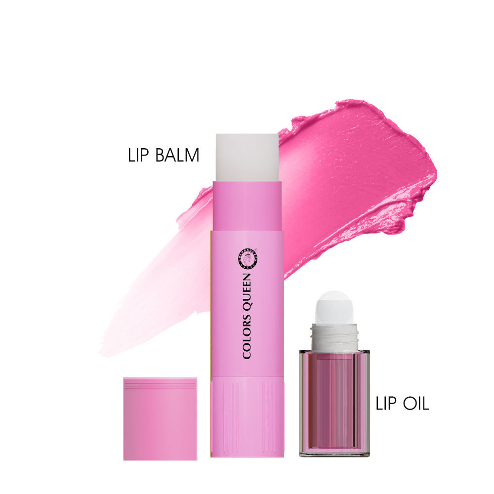 Magic Color 2-in-1 Lip Oil & Lip Balm - Pink Rose