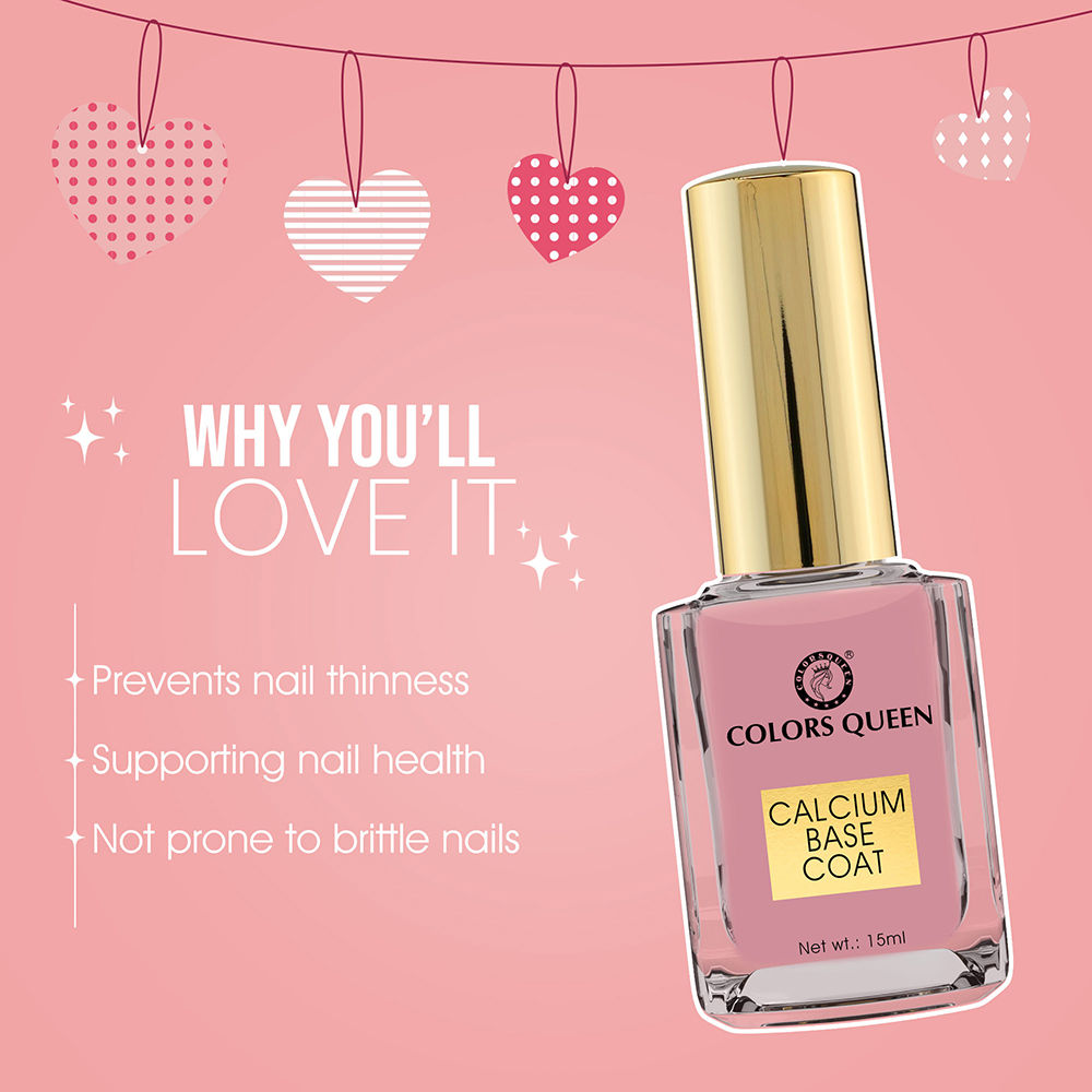 Calcium Base Coat Nail Enamel