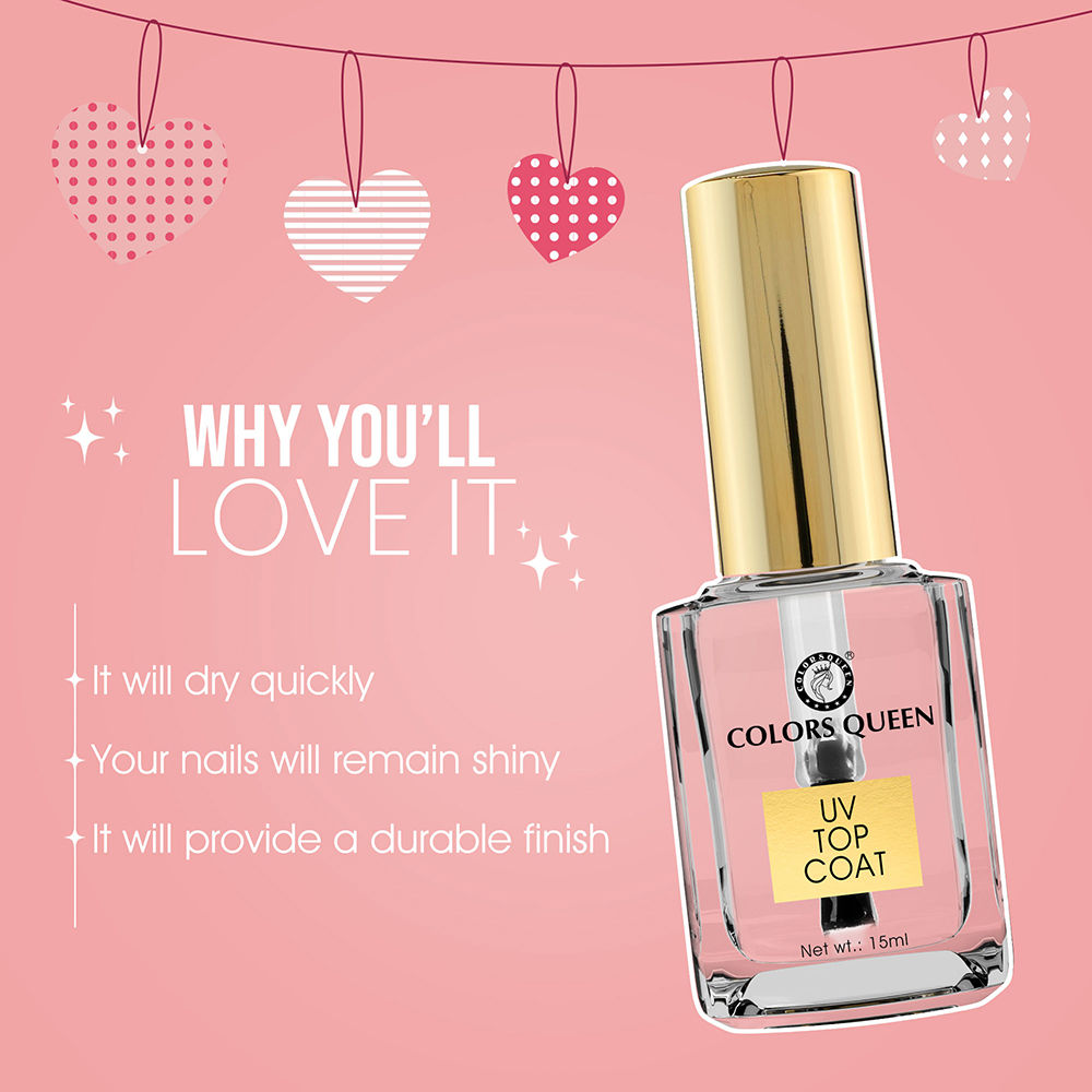 Uv Top Coat Nail Enamel