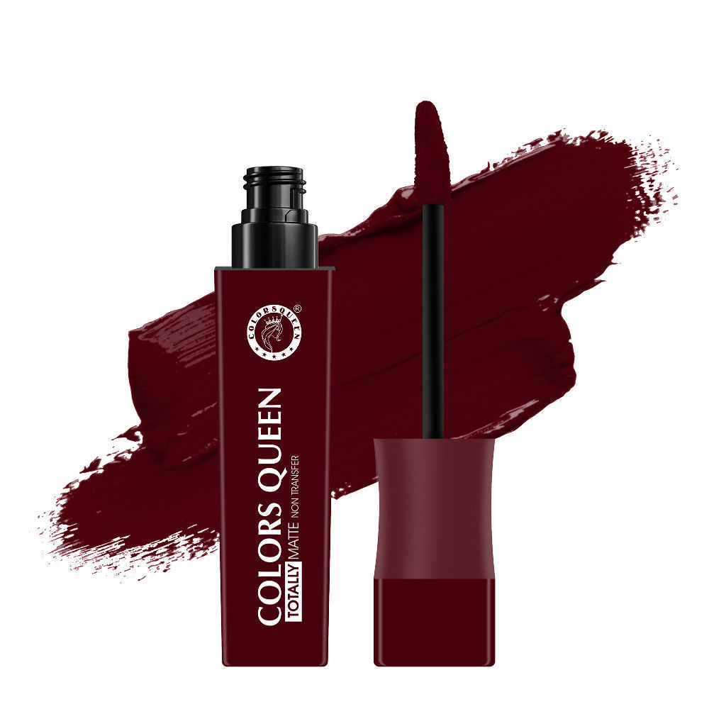 Totally Matte Liquid Lipstick - Deep Maroon