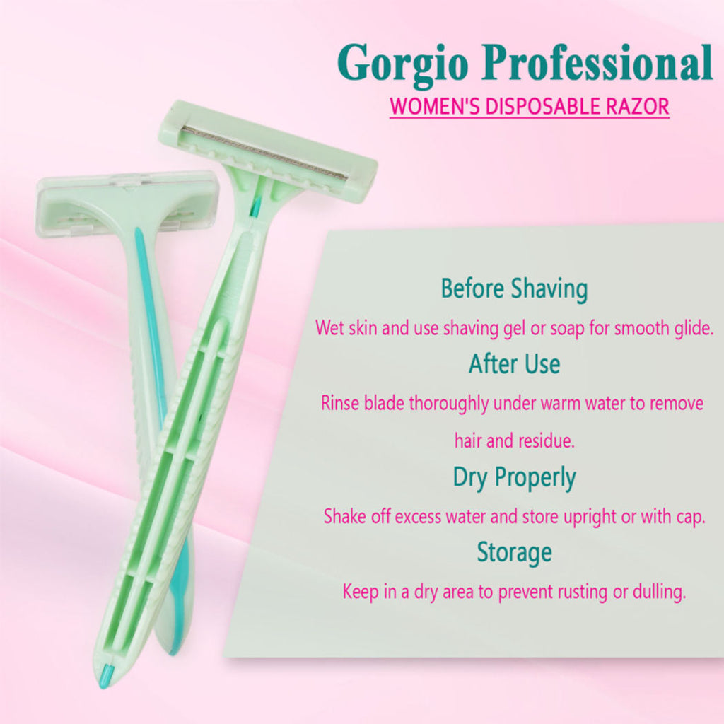 ECO0135 Disposable Shaving Razors (Colour & Shape May Vary)