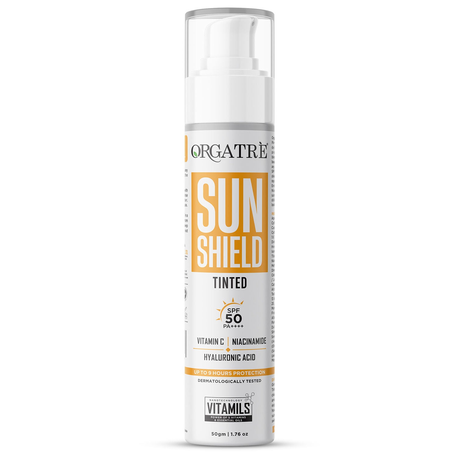 Tinted Sunscreen SPF 50 PA, Niacinamide & Vitamin C Waterproof & Lightweight Matte Finish
