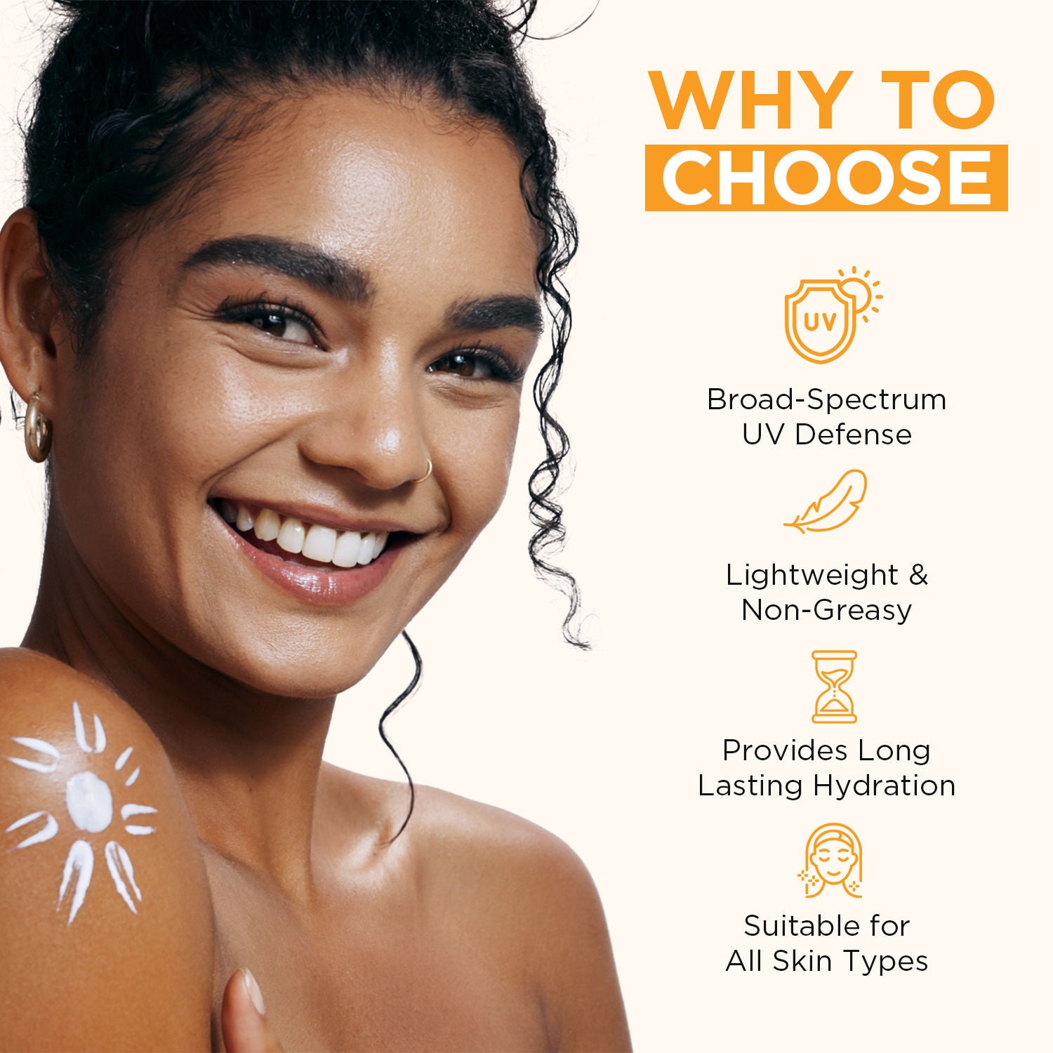 Niacinamide, Vitamin C Sunscreen SPF 50 PA+++ Waterproof & Lightweight Matte Finish 50gms