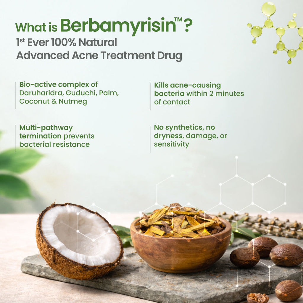 Anti-Acne Neem Berbamyrisin Tikta Face Wash
