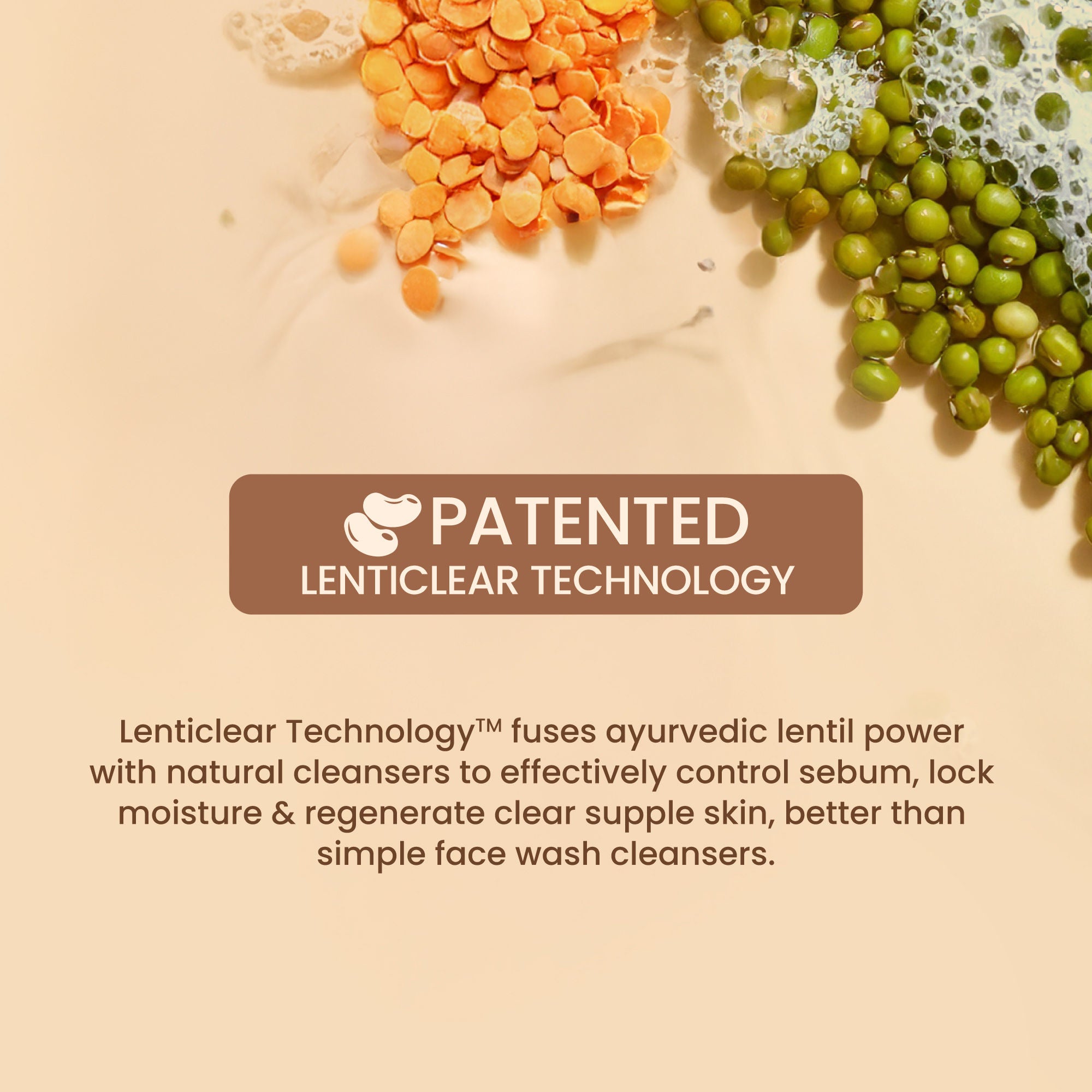 Fresh Masoor Dal Face Wash For Combination Skin, Face Cleanser For Brightening & Tan