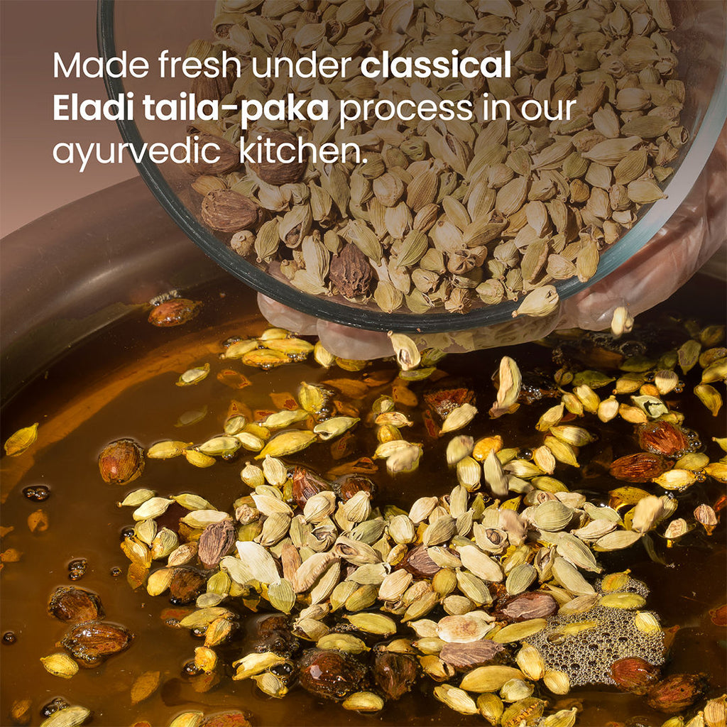 Classical Eladi Mukhalaya Face Oil, Tailam For Tan & Pigmentgation with Taila-Paka Process