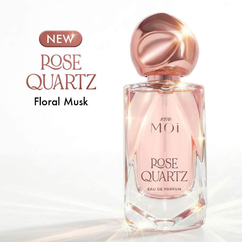 Nykaa Moi Long Lasting Eau De Parfum For Women Day To Night Fragrance - Rose Quartz