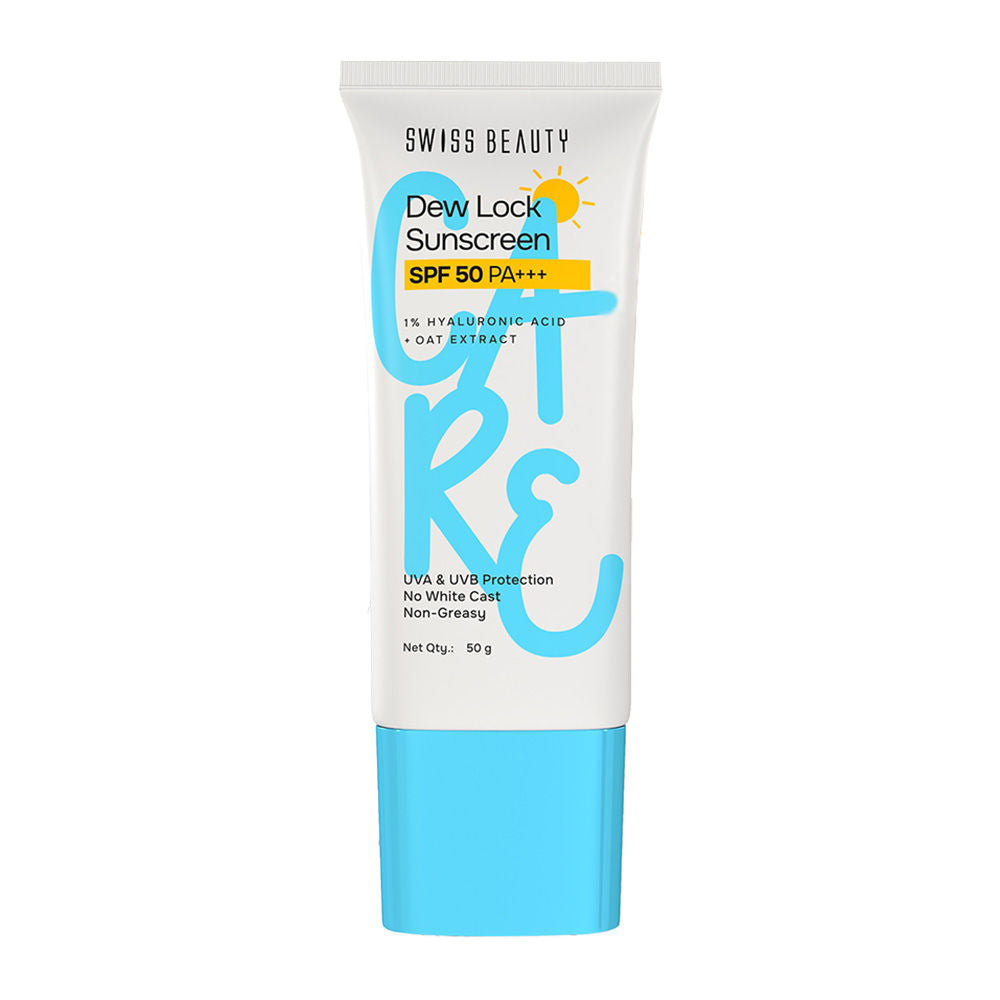 Care Dew Lock Sunscreen SPF 50 PA++++ With 1% Hyaluronic Acid