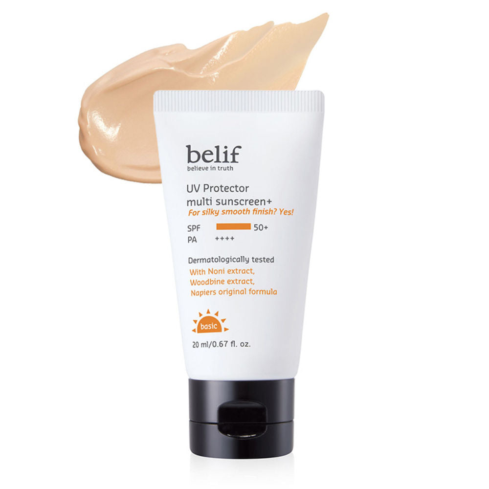 Multi-Vitamin Tinted Korean Sunscreen SPF50+ PA++++ Flawless Poreless Primer, In Vivo Tested - 20ml