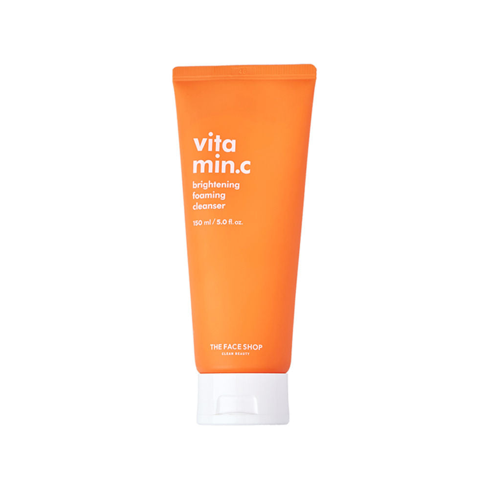 Vitamin C Brightening Korean Face Wash - Foaming Cleanser with Niacinamide & Panthenol