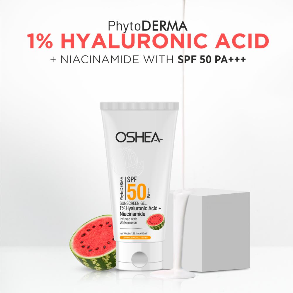 Phytoderma 1% Hyaluronic Acid SPF 50 PA+++ Sunscreen Gel