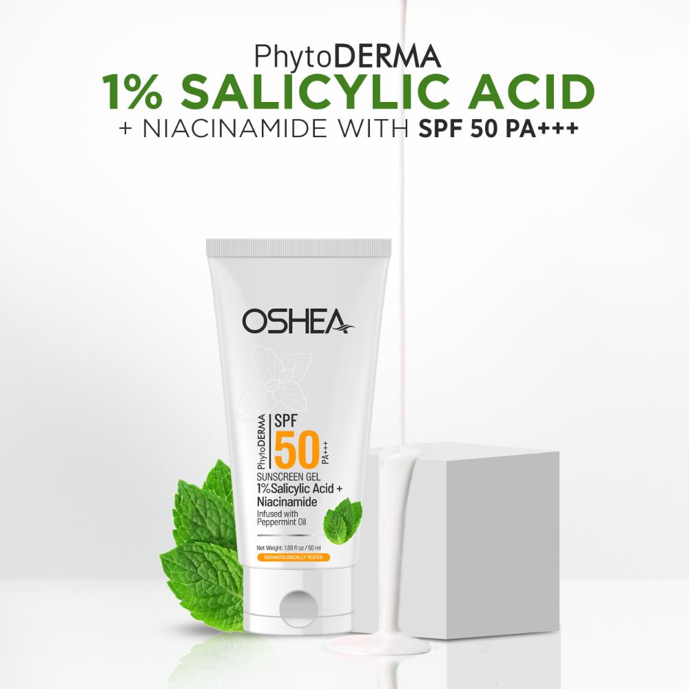 Phytoderma 1% Salicylic Acid SPF 50 PA+++ Sunscreen Gel