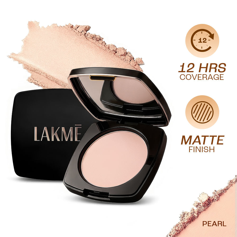 Forever Matte Compact, Smooth Finish, Lasts For 12 Hrs, Even Toned Look - Pearl