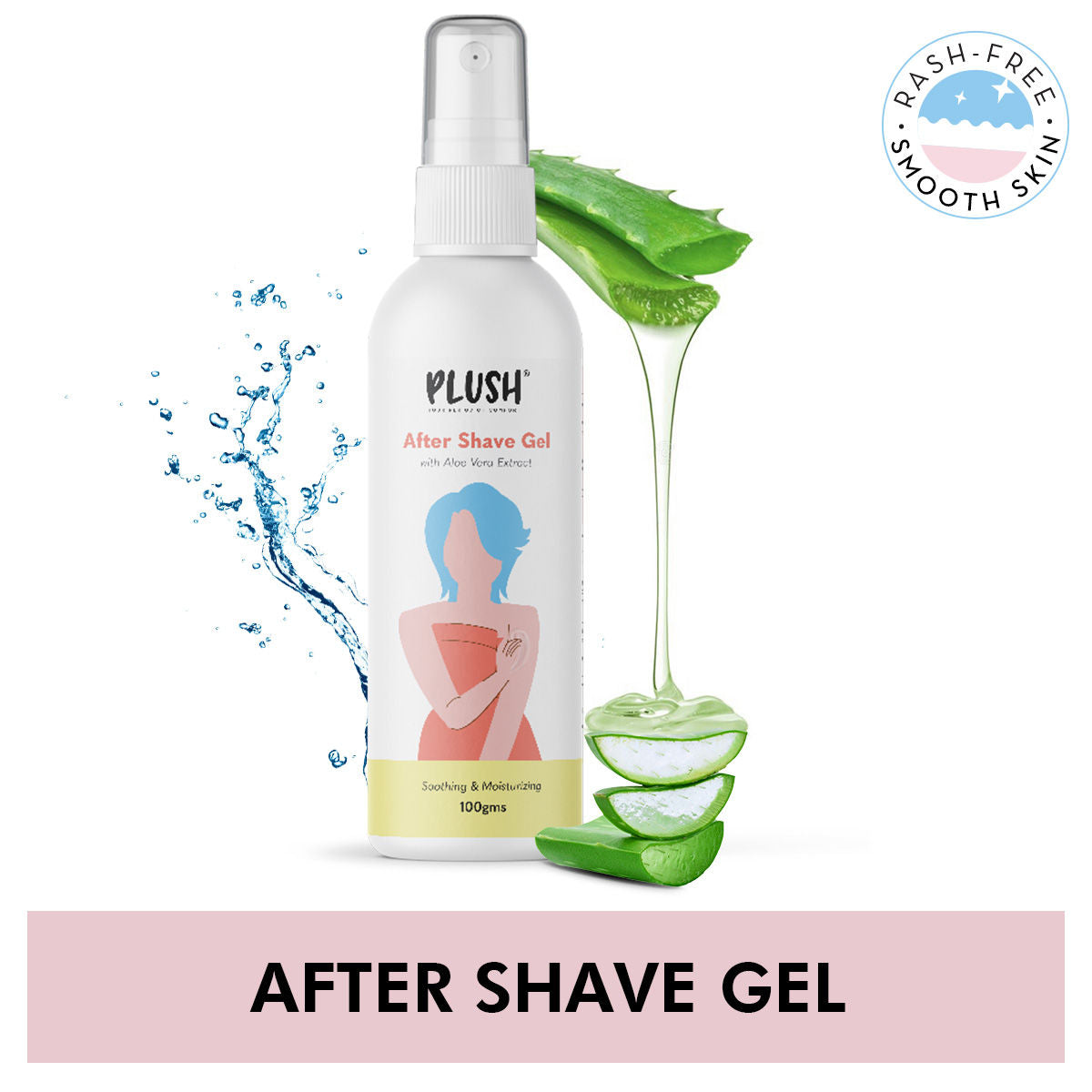 After Shave Gel For Women With Aloe Vera Extract