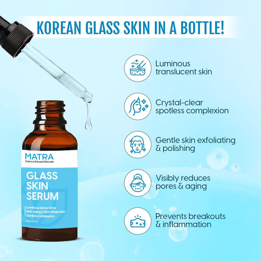 Korean Glass Skin Serum With Salicylic Acid & Lactic Acid For Spotless Glow & Anti Aging