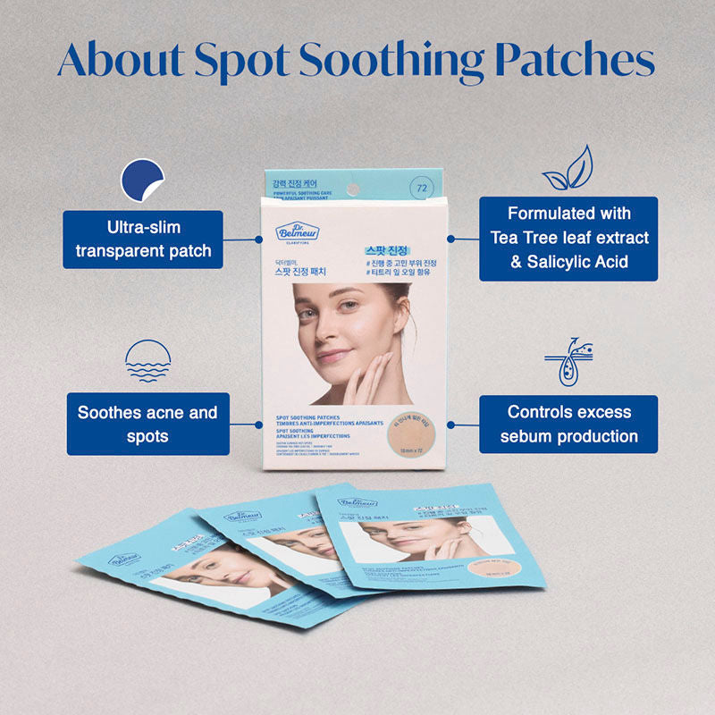 Dr.Belmeur Salicylic Acid Clarifying Invisible Korean Acne Patches for Pimple Care