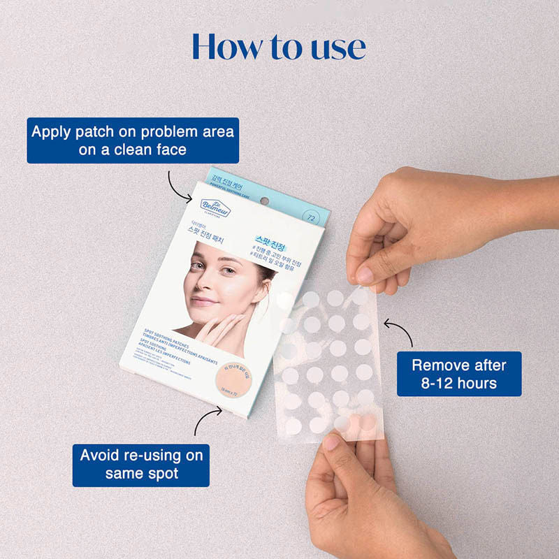 Dr.Belmeur Salicylic Acid Clarifying Invisible Korean Acne Patches for Pimple Care
