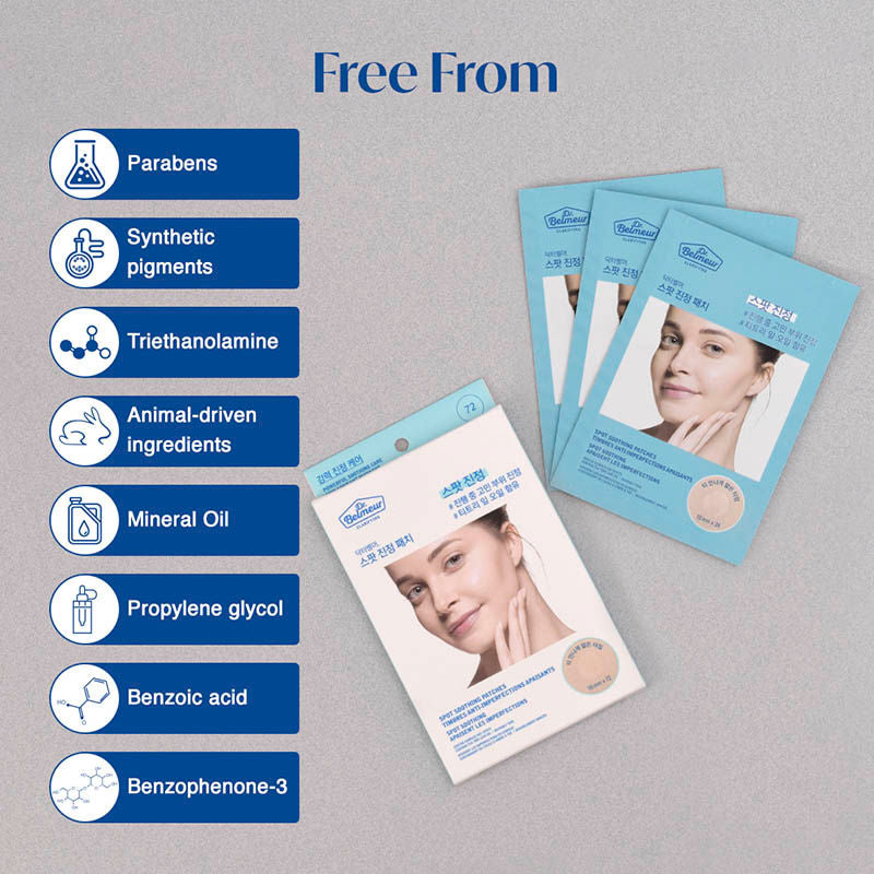 Dr.Belmeur Salicylic Acid Clarifying Invisible Korean Acne Patches for Pimple Care