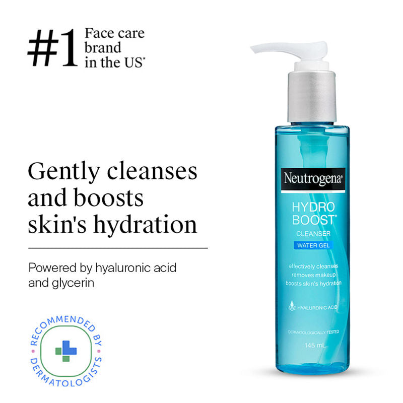Hydro Boost Cleanser Water Gel Face Wash with Hyaluronic Acid for Normal & Sensitive Skin