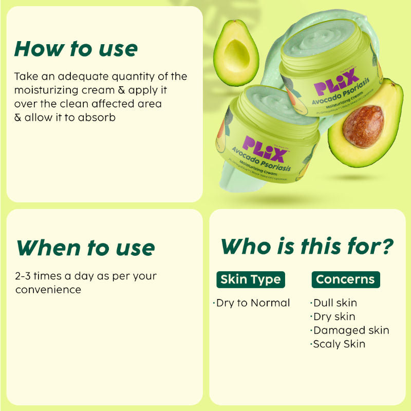 Avocado Psoriasis Moisturizing Cream